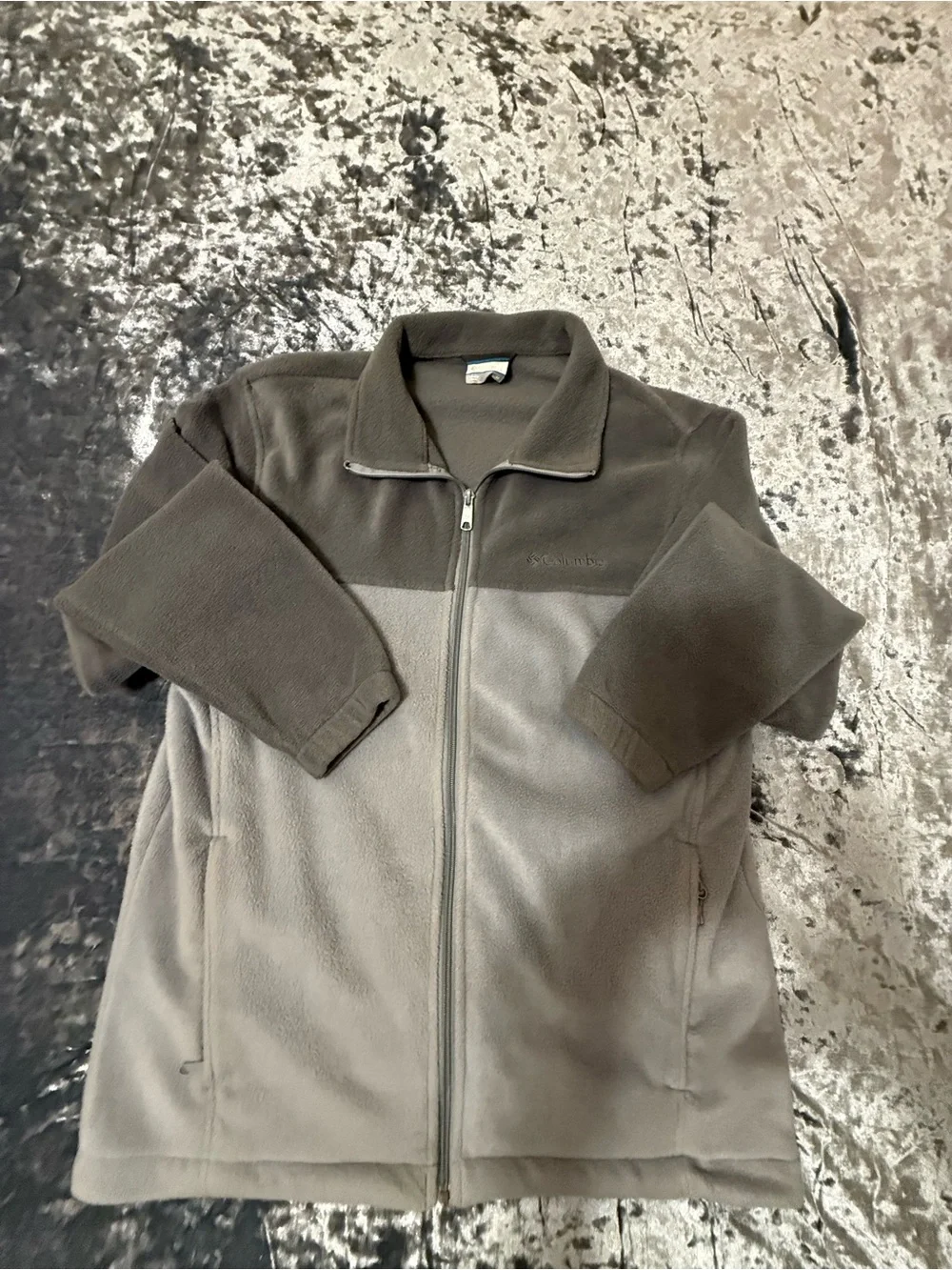 Columbia Men's Two-Tone Gray Full-Zip Jacket